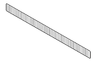 Ограничитель фронтальный Н=60 (L=1250.T-FL01030125, цинк)