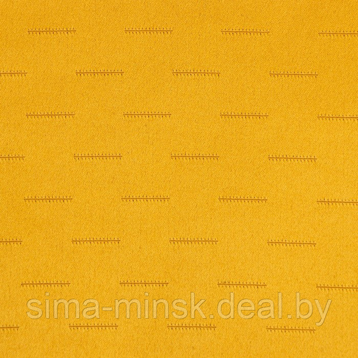 Штора портьерная Этель "Штрихи"цв.желтый,на шторн.ленте 130*300 см,100% п/э - фото 2 - id-p166296520