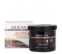 Антицеллюлитный скраб с вулканической глиной Anti-Cellulite Vulcanic Scrub ARAVIA Organic