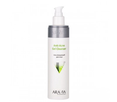 Гель очищающий для жирной и проблемной кожи лица Anti-Acne Gel Cleanser ARAVIA Professional - фото 2 - id-p166297532