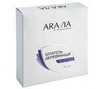 Шпатели деревянные одноразовые, 100 шт/уп ARAVIA Professional