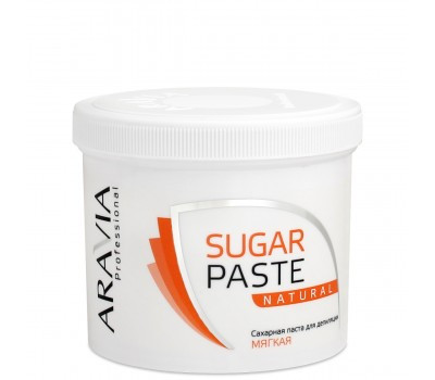 Сахарная паста для депиляции "Натуральная" ARAVIA Professional мягкой консистенции - фото 1 - id-p166297596