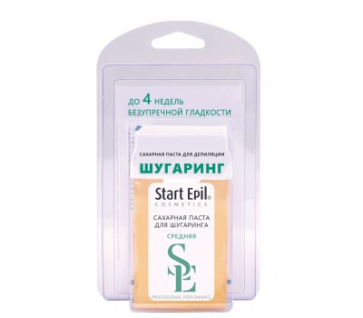 Набор для шугаринга Start Epil(сахарная паста в картридже "Средняя" + бумажные полоски для депиляции) - фото 1 - id-p166297610
