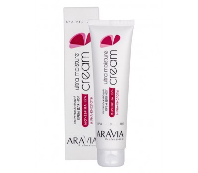 Крем для ног ультраувлажняющий с мочевиной (15%) и PHA-кислотами Ultra Moisture Cream Aravia - фото 1 - id-p166297771