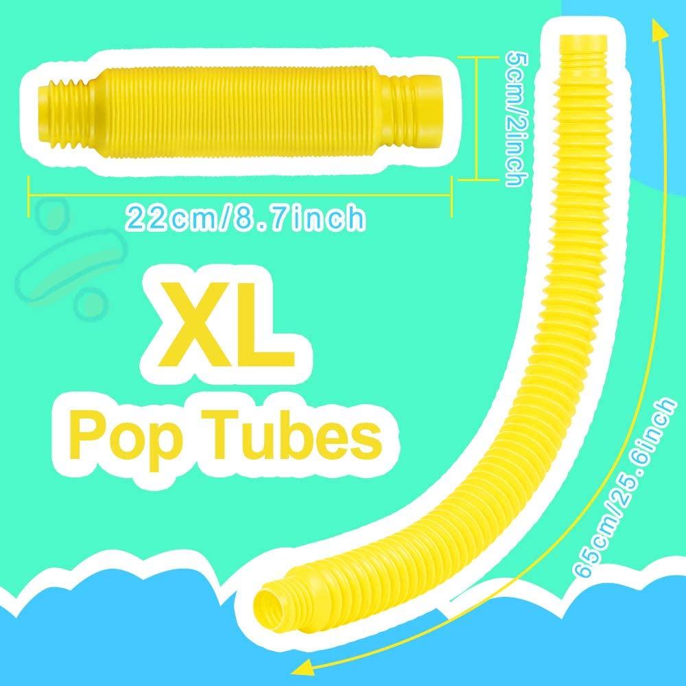 Трубка-гармошка Pop Toobs Поп тубс (большая) 20 см х 4,5 см - фото 6 - id-p166304821