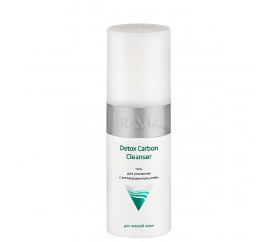 Гель для умывания с активированным углём Detox Carbon Cleanser ARAVIA Professional