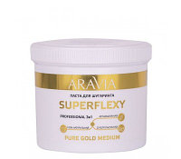 Паста для шугаринга SUPERFLEXY PURE GOLD ARAVIA Professional