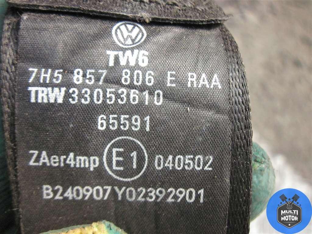 Ремень безопасности передний правый Volkswagen TRANSPORTER V (2003-2017) 2.5 TDi BPC - 174 Лс 2008 г. - фото 3 - id-p166309270