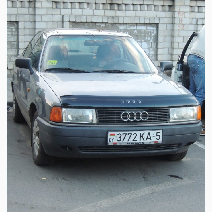 Дефлектор капота - мухобойка, Audi 80 B3 с 1986-1991, VIP TUNING - фото 1 - id-p143772003