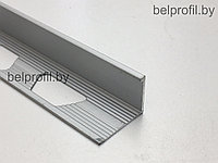Уголок для плитки L-образный 10 мм, цвет  анод. серебро 270 см, фото 1