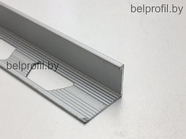 Уголок для плитки L-образный 10 мм, цвет  анод. серебро 270 см