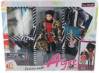 Кукла  барби с нарядами и аксессуарами, высота куклы 30 см, арт. B8062-B