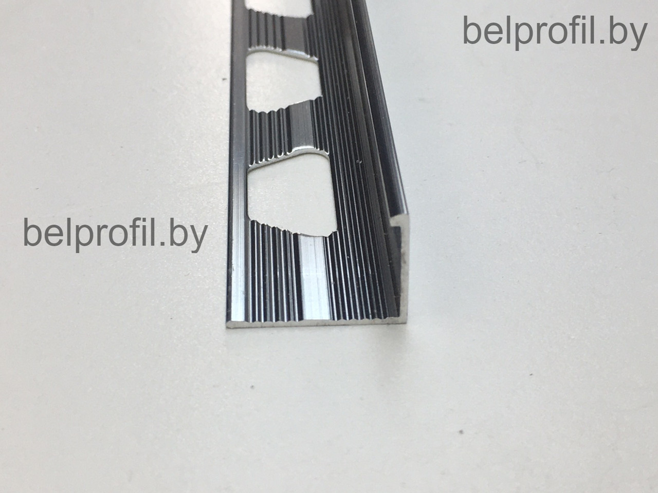 Уголок для плитки L-образный 12 мм, цвет серебро глянец, 270 см - фото 3 - id-p137009665