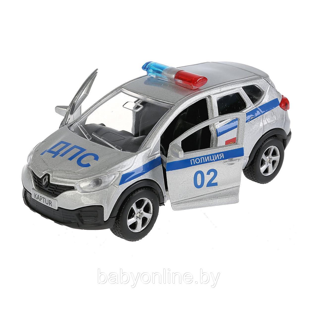 Машинка металлическая Технопарк Renault Kaptur полиция - фото 1 - id-p166322651