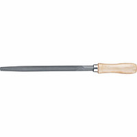 Напильник трехг. 150мм, деревянная ручка, Сибртех
