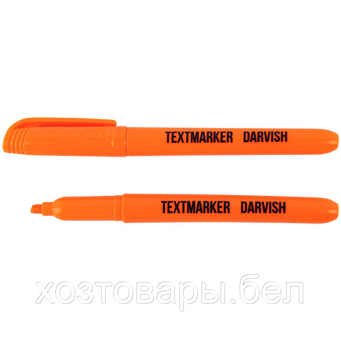 Маркер-выделитель на водной основе "Darvish" оранжевый - фото 1 - id-p166326768