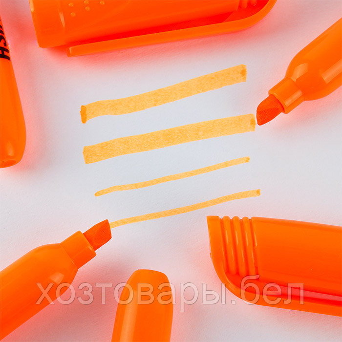 Маркер-выделитель на водной основе "Darvish" оранжевый - фото 3 - id-p166326768