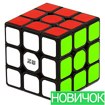 Кубик 3x3 MoFangGe Sail W / черный пластик / с наклейками / Мофанг