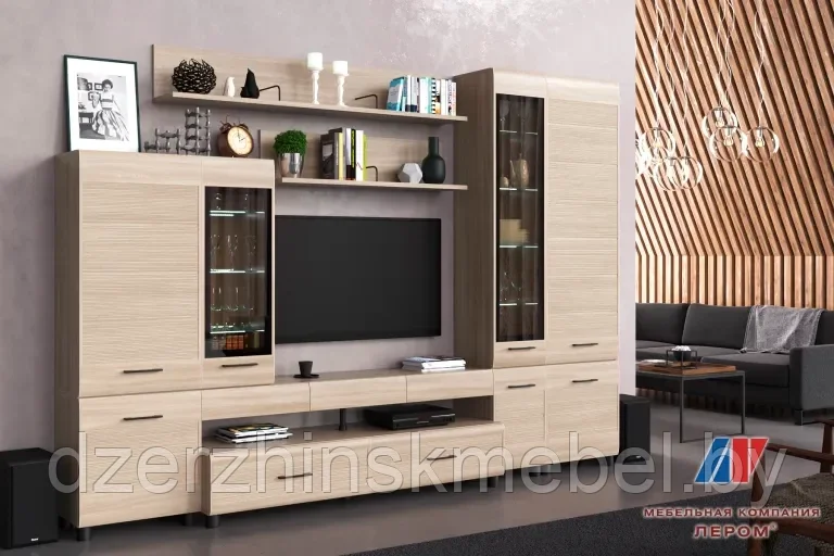 Комплект мебели для гостиной "Камелия" Вариант 2.Россия Лером - фото 2 - id-p166328363