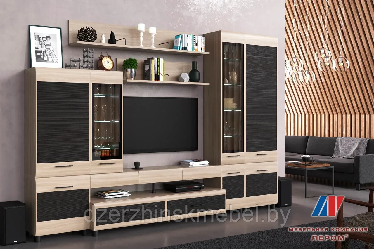 Комплект мебели для гостиной "Камелия" Вариант 2.Россия Лером - фото 4 - id-p166328363