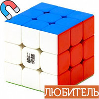 Кубик 3x3 YJ YuLong V2 M / магнитный / цветной пластик / без наклеек / Вай Джей, фото 1