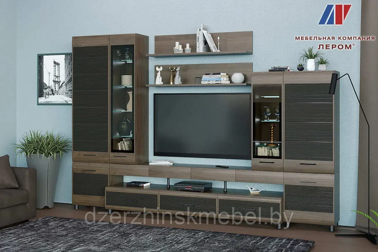 Комплект мебели для гостиной "Камелия" Вариант 1.Россия Лером - фото 3 - id-p166329055