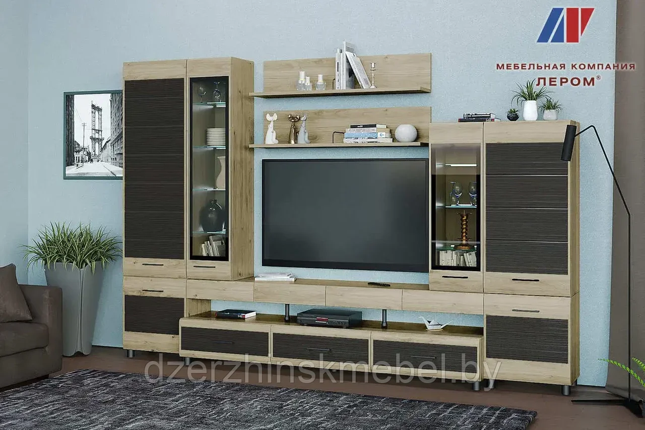 Комплект мебели для гостиной "Камелия" Вариант 1.Россия Лером - фото 4 - id-p166329055