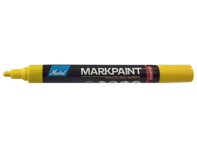 Маркер промышл. перманентный на основе жидк. краски MARKAL MARKPAINT ЖЕЛТЫЙ (Толщина линии 2 мм. Цветжелтый) - фото 1 - id-p166334032