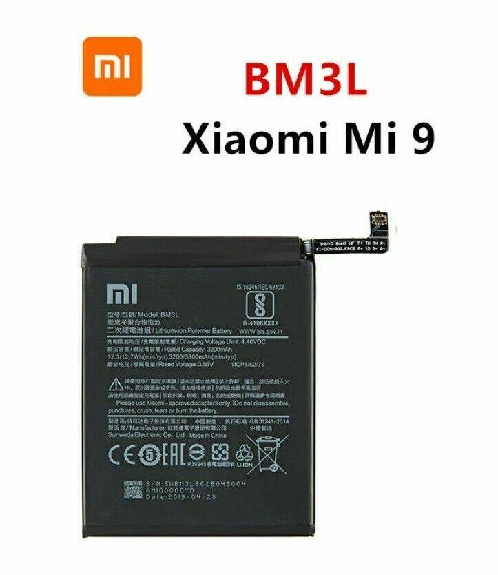 Аккумулятор для Xiaomi Mi 9, Mi9 (BM3L) оригинальный - фото 1 - id-p166335079