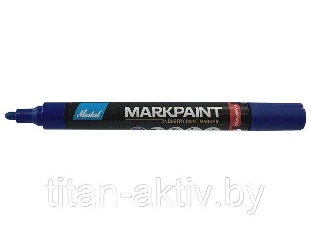 Маркер промышл. перманентный на основе жидк. краски MARKAL MARKPAINT СИНИЙ (Толщина линии 2 мм. Цвет - фото 1 - id-p166338087