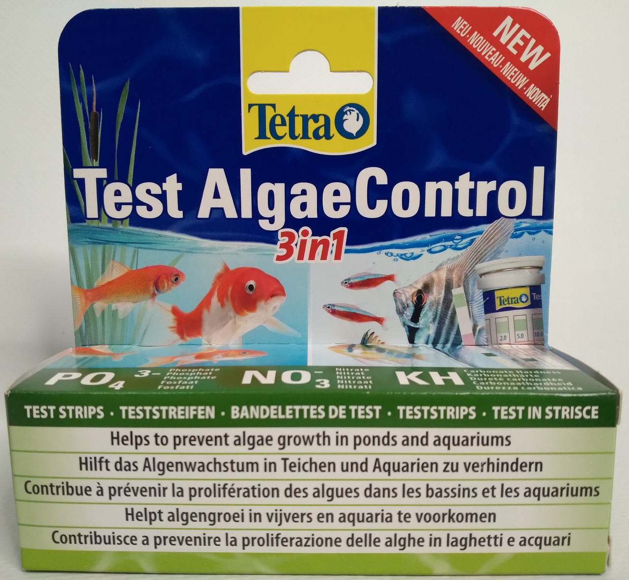 Полоски для пресной воды Test AlgaeControl 3 in1 PO4/NO3/KH 25шт - фото 1 - id-p166338700
