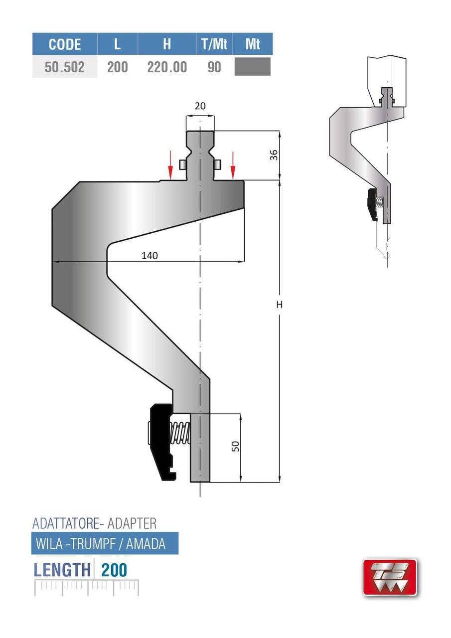 Адаптеры 50.502 amada