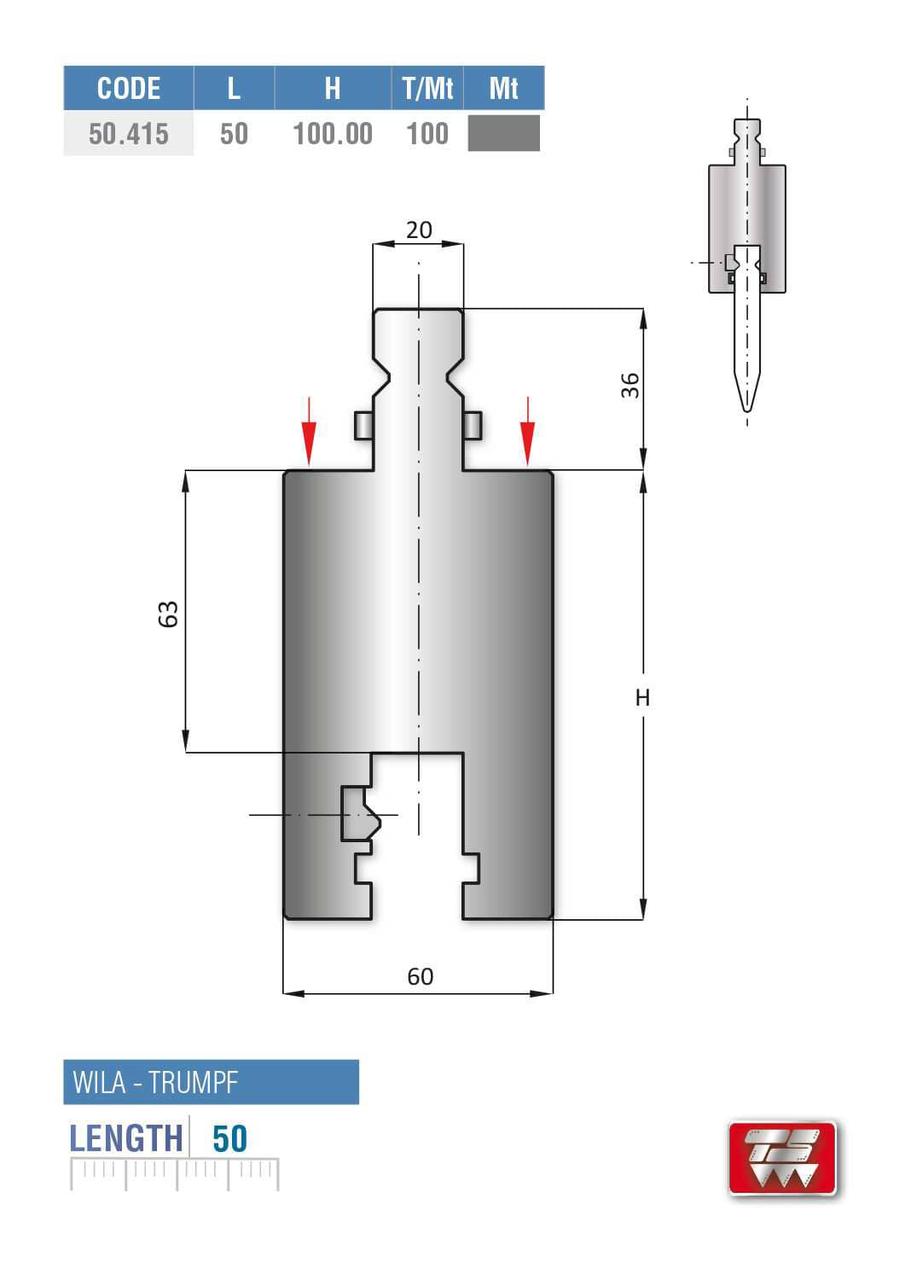 Адаптеры 50.415 wila