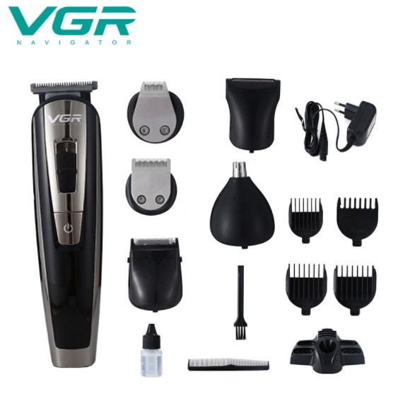 Универсальный набор 6в1 для стрижки волос и бритья VGR V-025 - фото 1 - id-p166352721