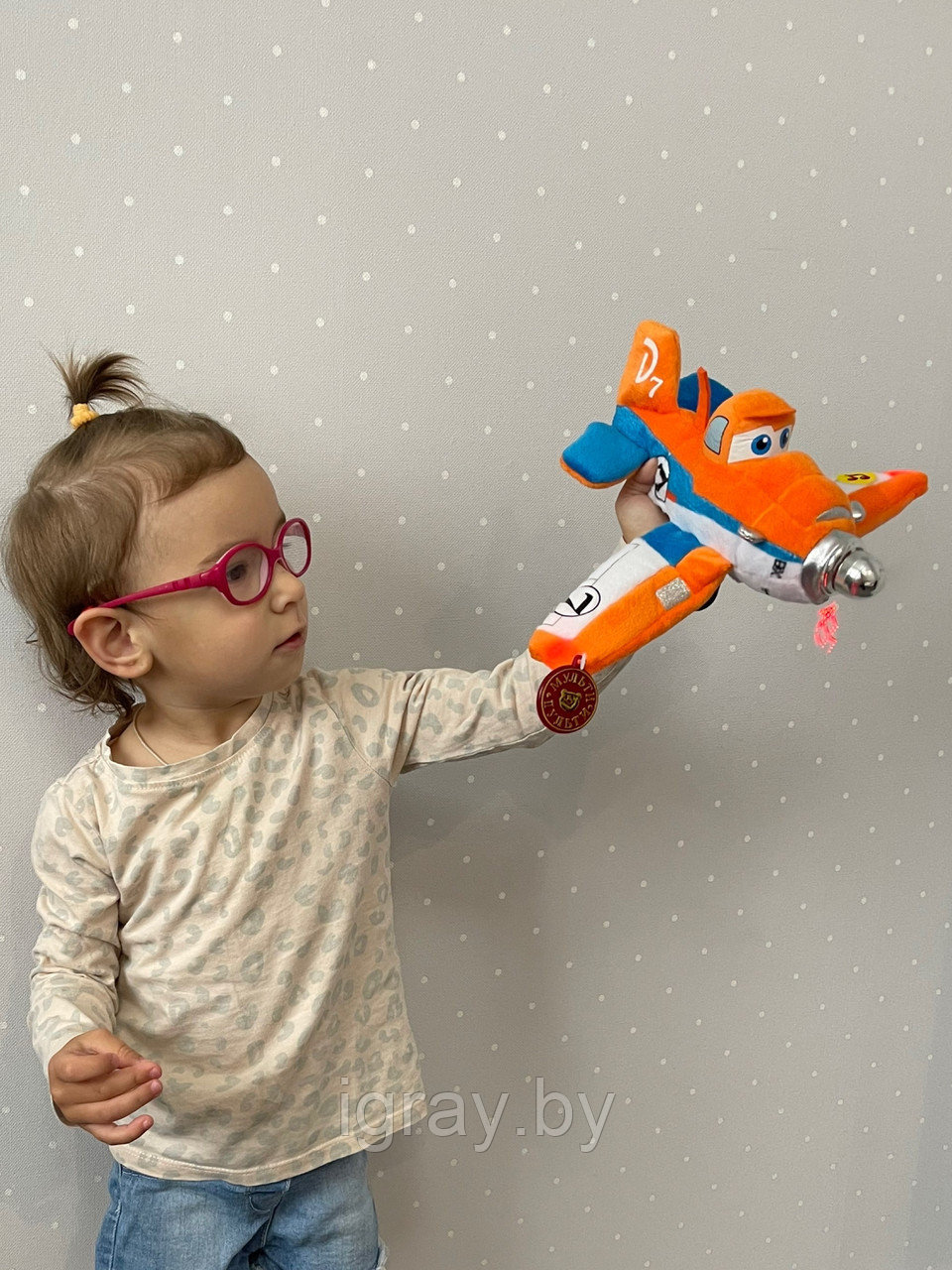 Мягкая игрушка «Самолет Дасти с пропеллером» - фото 1 - id-p166353267