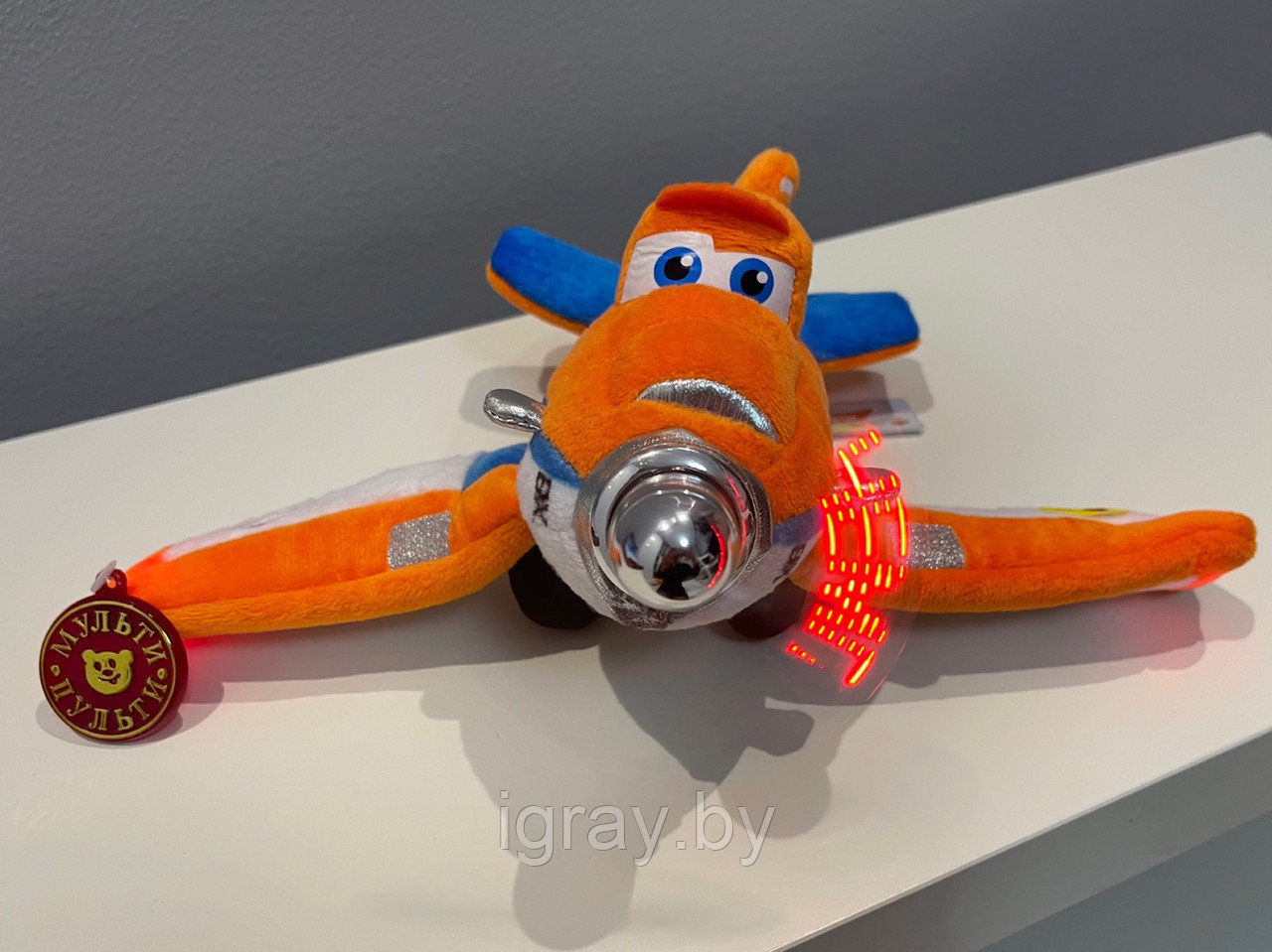 Мягкая игрушка «Самолет Дасти с пропеллером» - фото 3 - id-p166353267