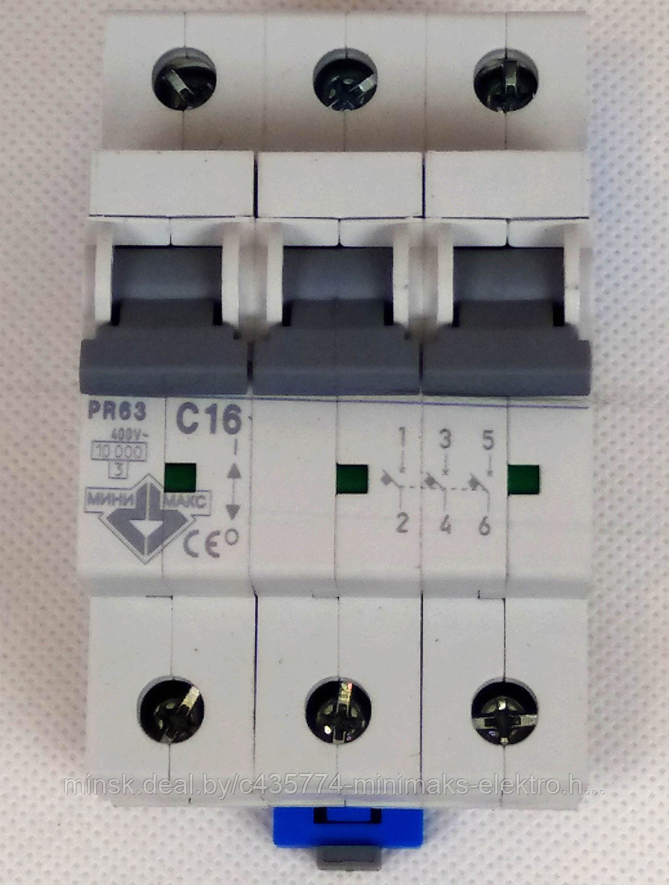 Автоматический выключатель PR63 C16/ME