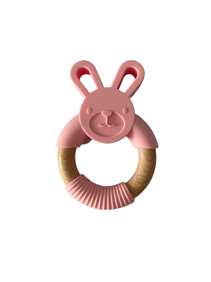 Прорезыватель ZOO Rose quartz