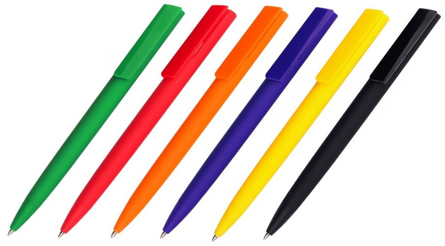 Ручка шариковая Lavy софт-тач - фото 1 - id-p166355200