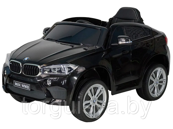 Детский электромобиль  BMW X6 NEW LUX (черный), фото 2
