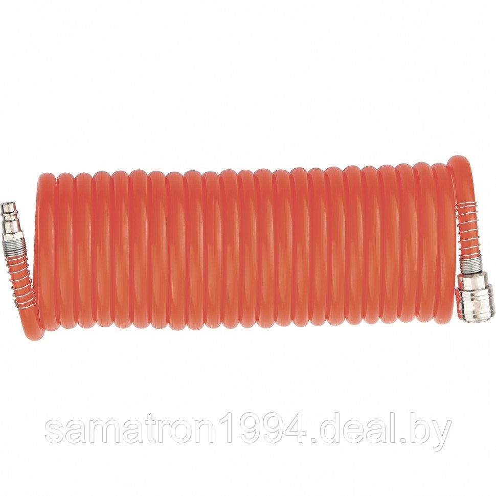 Шланг спиральный пневматический с быстросъёмными соединениями - фото 2 - id-p166358316