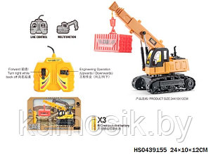 Детский подьемный гусеничный кран на д/у 1:36 арт.932