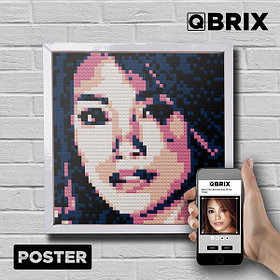 Фото-конструктор QBRIX Poster (44x44см, 3500 детали, 7 часов сборки)