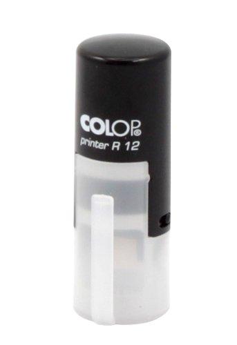 Автоматическая оснастка Colop R12 в боксе для клише печати &#248;12 мм, корпус черный - фото 1 - id-p166367086