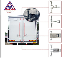 Монтаж  ворот на прицеп, полуприцеп, фургон