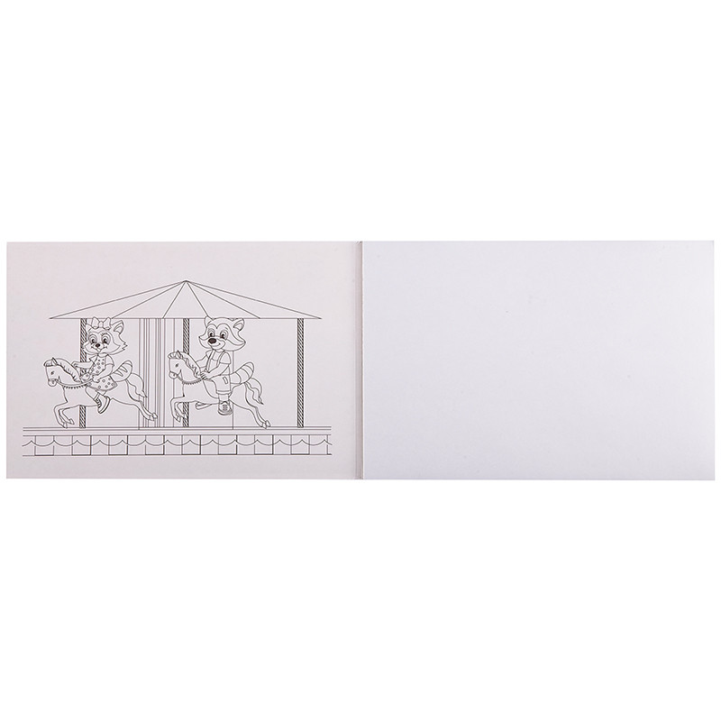 Альбом для рисования 40л., А4, на склейке Мульти-Пульти "Приключения Енота", с раскраской А40кл_18046 - фото 2 - id-p166374865