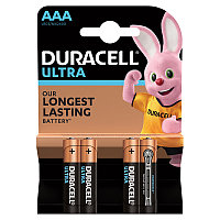 Батарейка Duracell UltraPower AAA (LR03) алкалиновая, 4BL