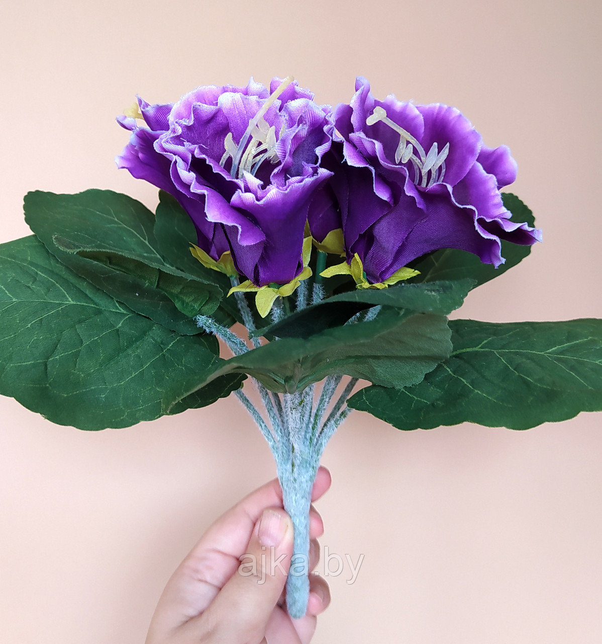 Искусственное растение Глоксиния фиолетовая - фото 4 - id-p166407418