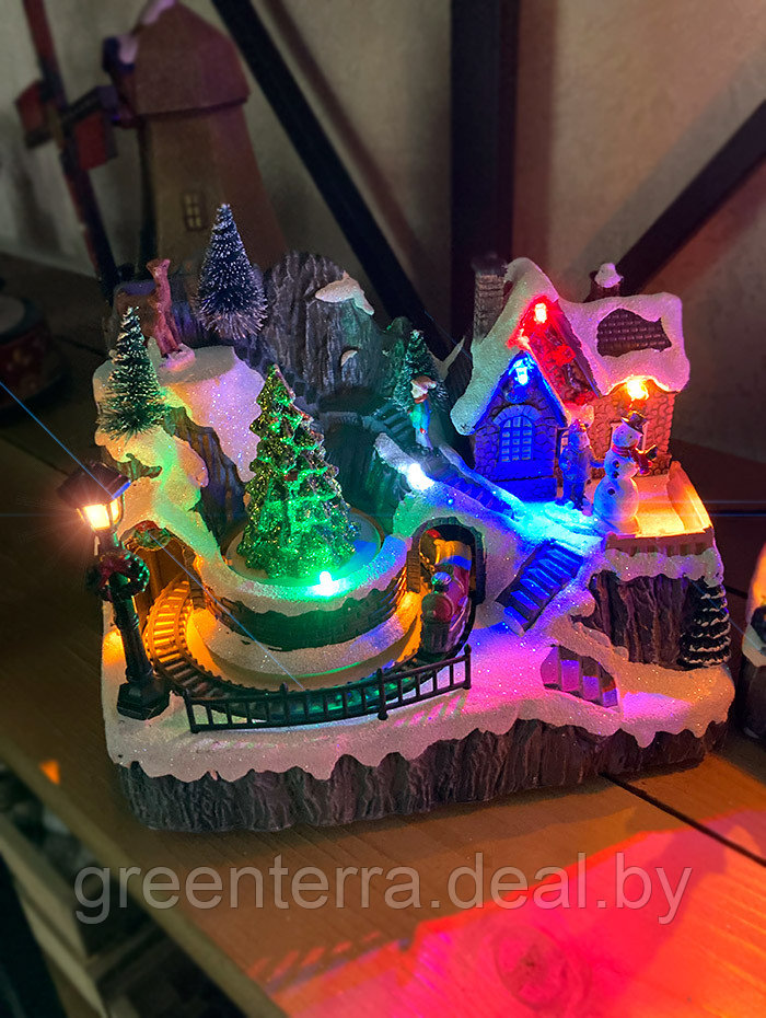 Рождественская деревня с LED "Домик в горах" [481318-2] уценка - фото 4 - id-p139264039
