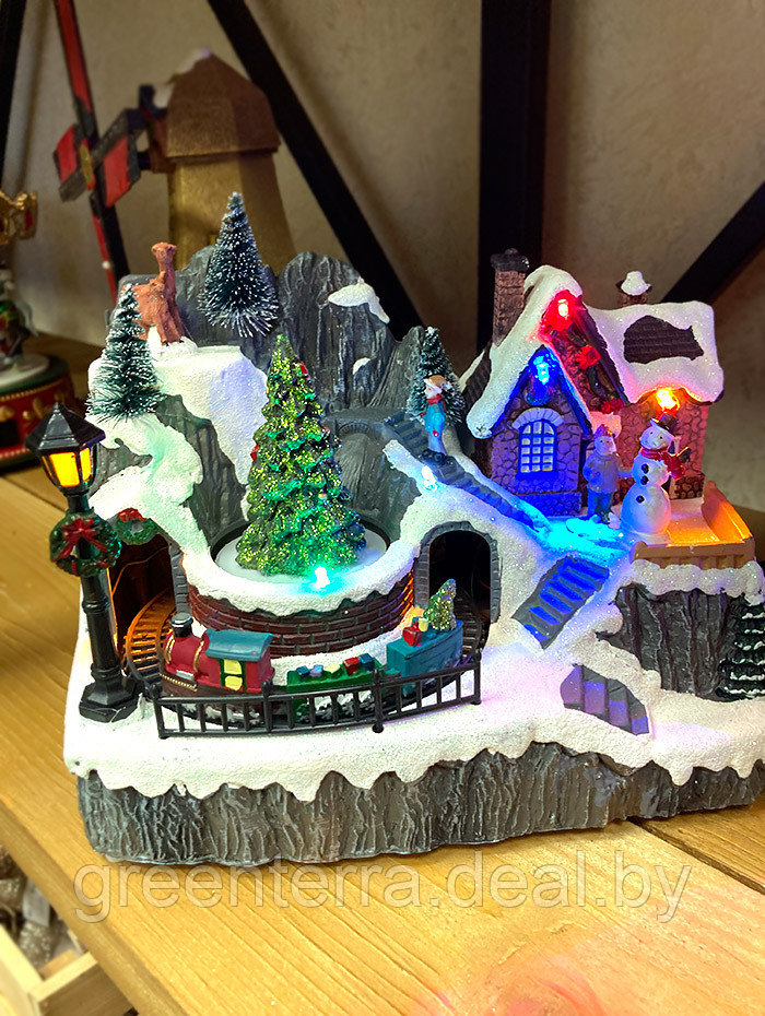 Рождественская деревня с LED "Домик в горах" [481318-2] уценка - фото 6 - id-p139264039